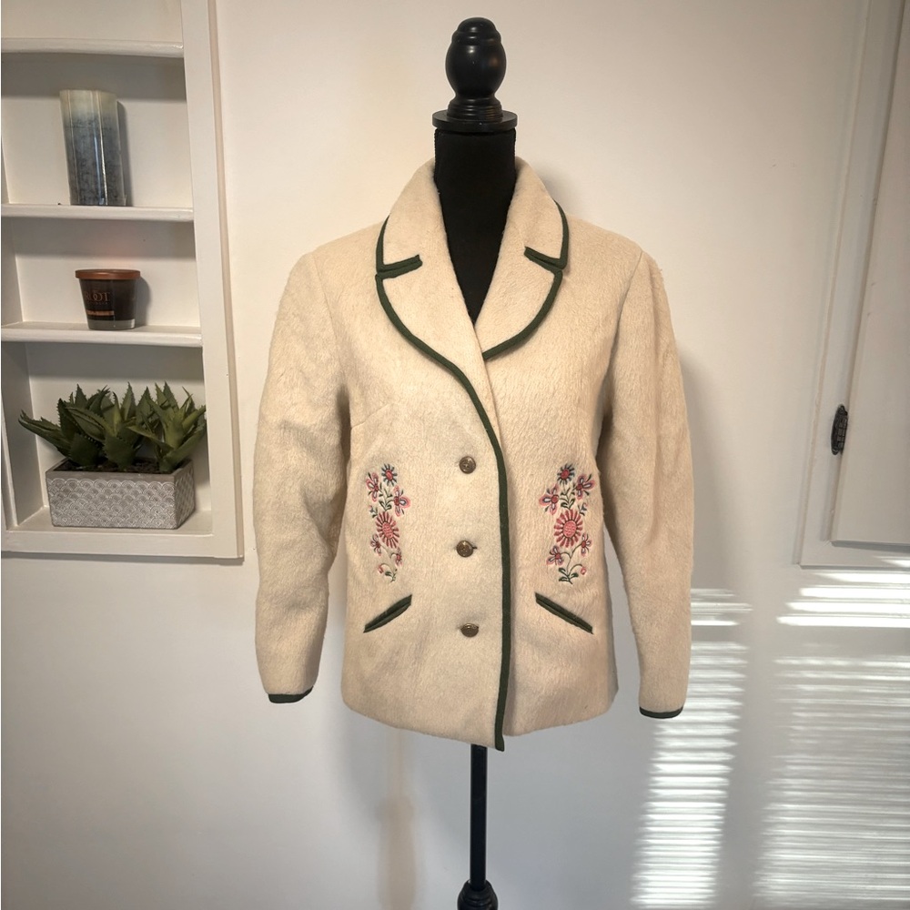 Vintage Loden Women’s Wool and Mohair Jacket